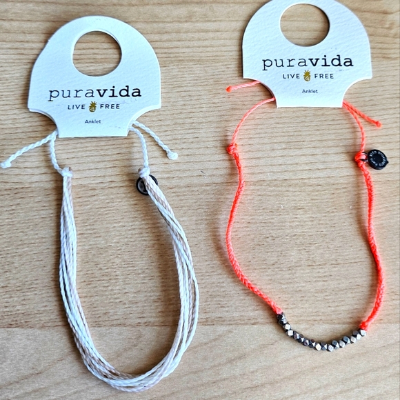 Pura Vida Jewelry - Pura Vida Anklets | Qty of 2 | New